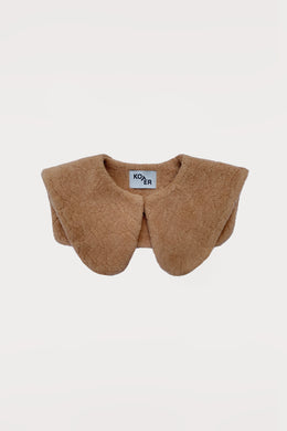 ATLAS TEDDY FLEECE COLLAR / BROWN