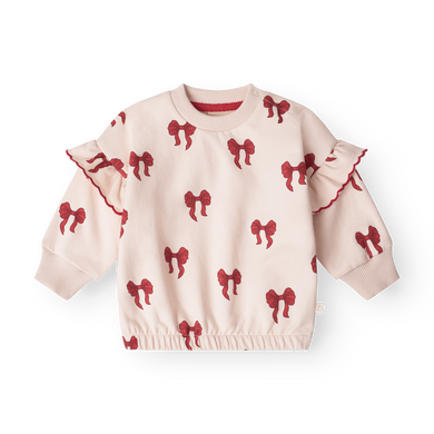 Amelia sweatshirt - Rouge boucle