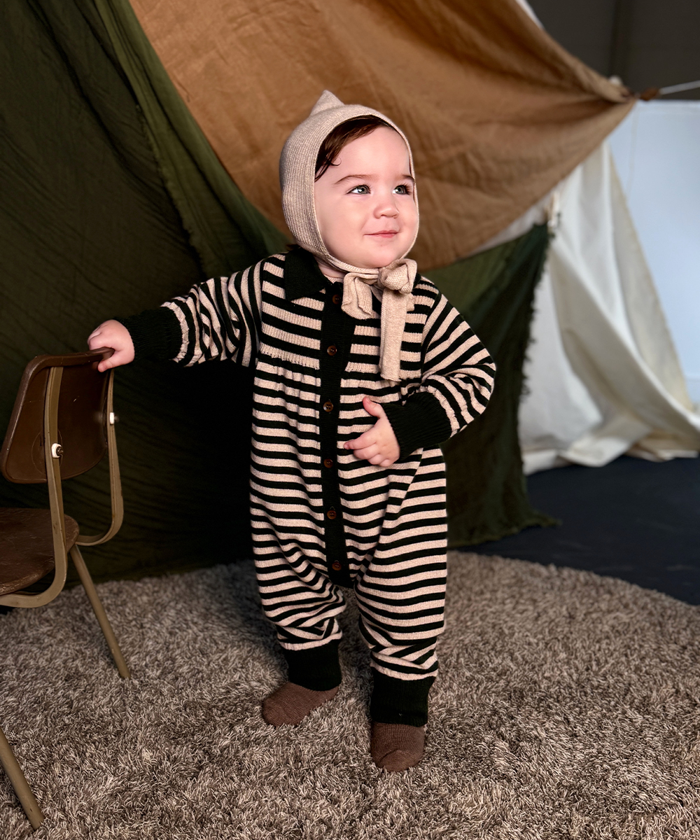 ARTIST ROMPER / IVY STRIPE