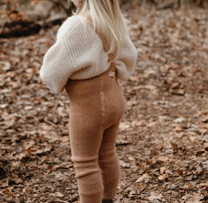 Teddy Warmy Tights / Light Brown