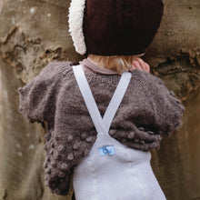 画像をギャラリービューアに読み込む, Teddy Warmy Tights / Pearl Grey