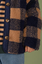 画像をギャラリービューアに読み込む, Check Jacket / Navy Checkered