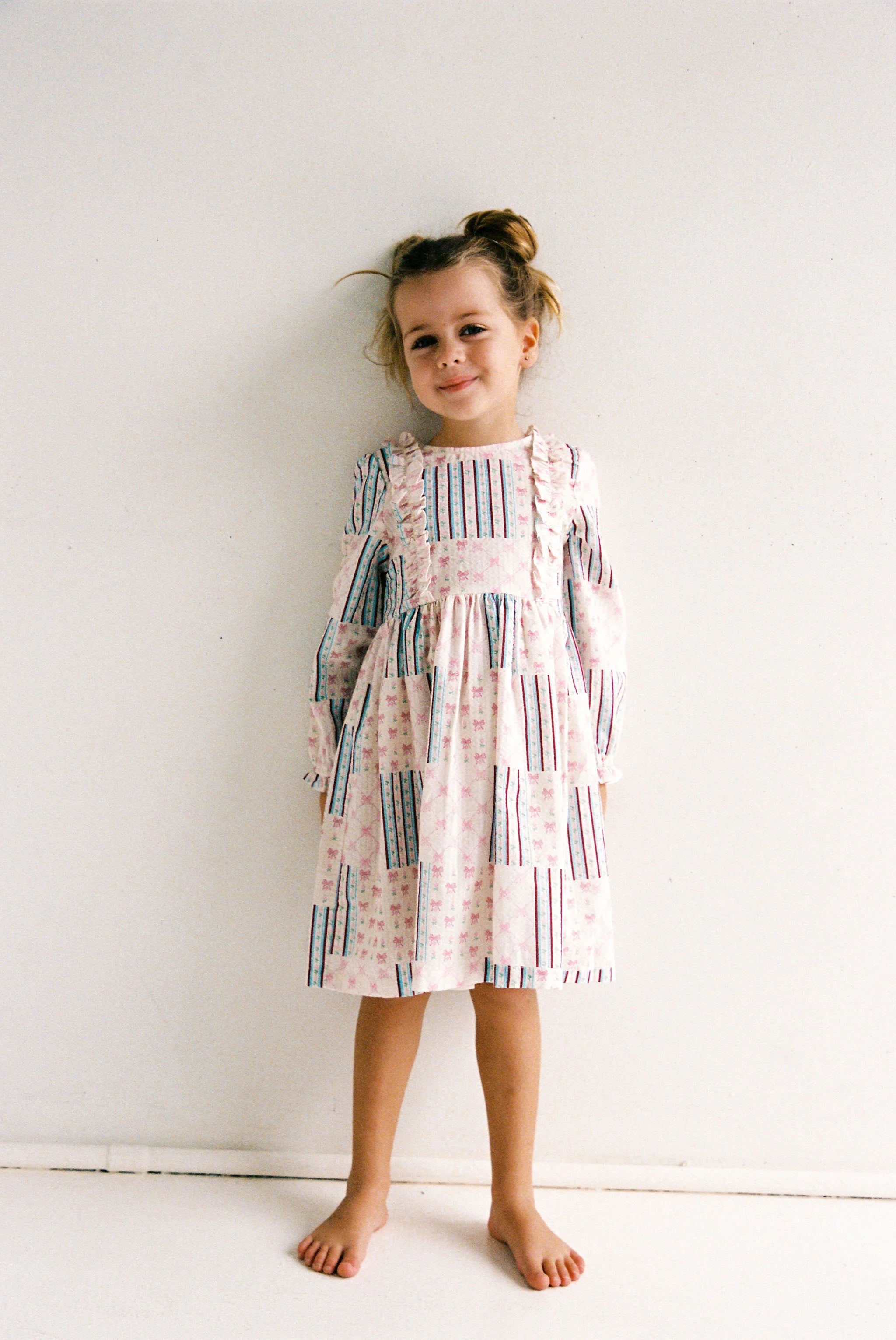 JUNI】Penelope Dress - Patchwork – Melty Colors