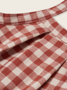 Paprika Gingham Tribe Skirt