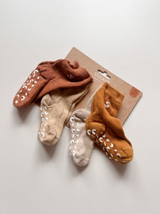 4-packs classic socks - (new) DESERT