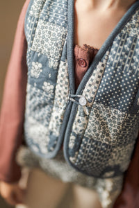 Bay Waistcoat - Patchwork Print Floral