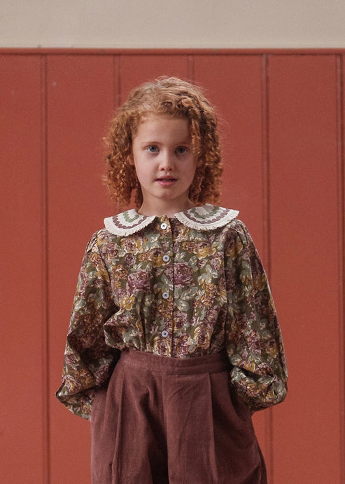 【ラスト1点】Juliet Blouse Wallpaper Floral