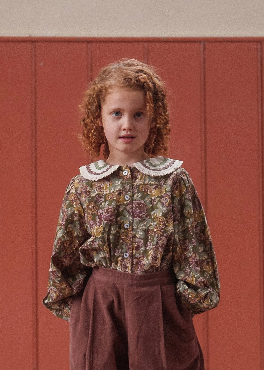 【ラスト1点】Juliet Blouse Wallpaper Floral