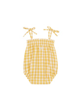 画像をギャラリービューアに読み込む, Honeycomb Gingham Spaghetti Bodysuit