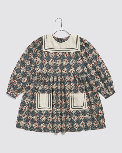 Eva Sailor Dress Harlequin Floral
