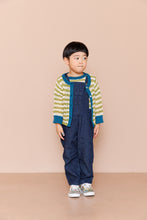 画像をギャラリービューアに読み込む, denim salopette / navy