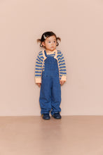 画像をギャラリービューアに読み込む, denim salopette / blue