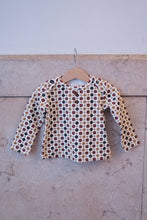 画像をギャラリービューアに読み込む, geometric pattern tops / ivory