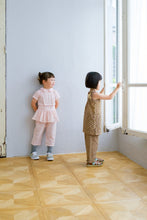 画像をギャラリービューアに読み込む, lace fabric apron / khaki