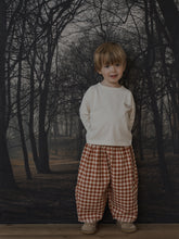 画像をギャラリービューアに読み込む, Paprika Gingham Barrel Pants