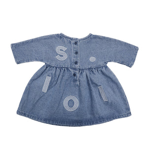 Kids Soll Denim Sleeve Dress