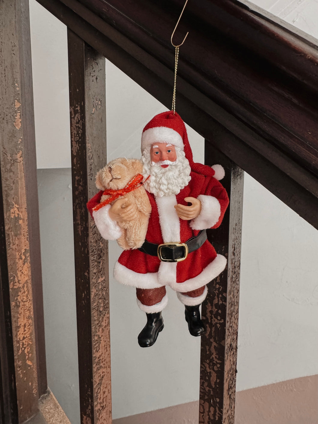 Santa Ornament / Teddy Bear