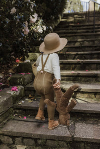 Footed Tights / Acorn Brown