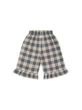 画像をギャラリービューアに読み込む, 【ラスト1点】Fog Blue Gingham Frill Culottes
