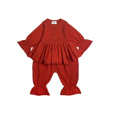 【予約】STEVIE ROMPER / REDCURRANT
