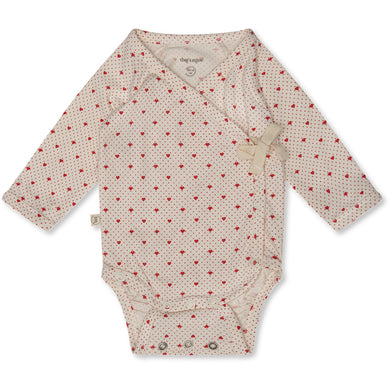 Elia wrap body - Lots of love red
