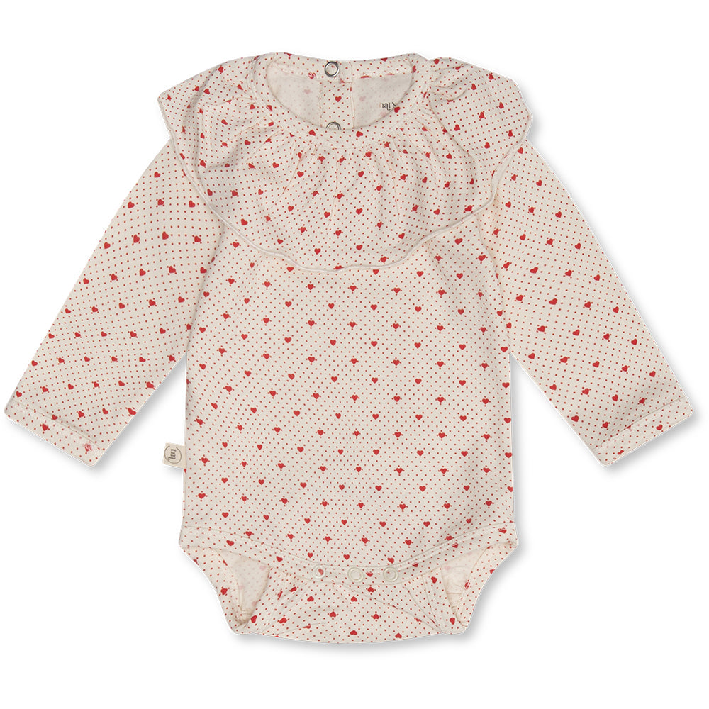 Ella bodystocking - Lots of love red