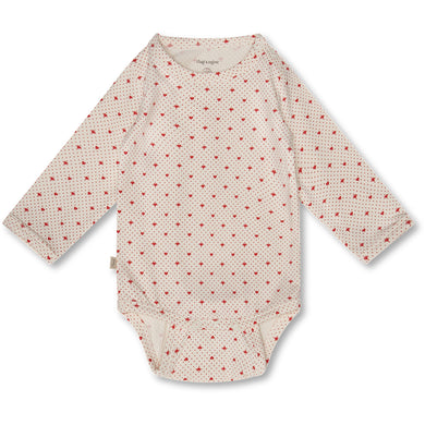 Ellis bodystocking - Lots of love red