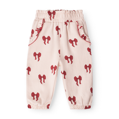 Elsa sweatpants - Rouge boucle