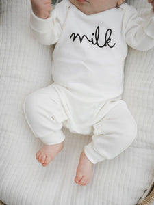 Natural Milk Playsuit