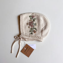 画像をギャラリービューアに読み込む, 〚Melty Colors × Penoora&#39;s〛Pelit Embroidery bonnet - Natural
