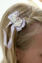 画像をギャラリービューアに読み込む, crochet flower hair clips. watercolor