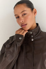 画像をギャラリービューアに読み込む, Tate Bomber Jacket - Espresso (Women)