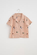 画像をギャラリービューアに読み込む, 【ラスト1点】ALLOVER EMBROIDERY MERMAID SHIRT / DUSTY PINK