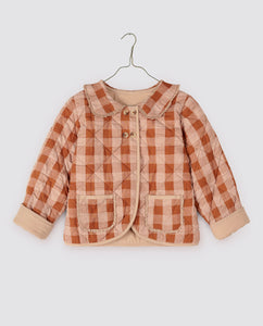 Freya Jacket - Seersucker Gingham in Russet