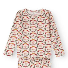 画像をギャラリービューアに読み込む, Emilio homewear tops 5Y - Christmas wreath