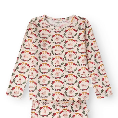 Emilio homewear tops 5Y - Christmas wreath