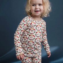 画像をギャラリービューアに読み込む, Emilio homewear tops 5Y - Christmas wreath