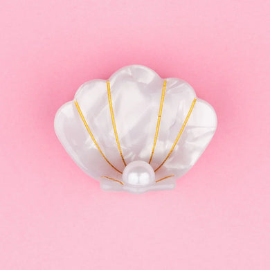 Scallop Shell Mini Hair Claw