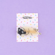 画像をギャラリービューアに読み込む, Pug Hair Clip