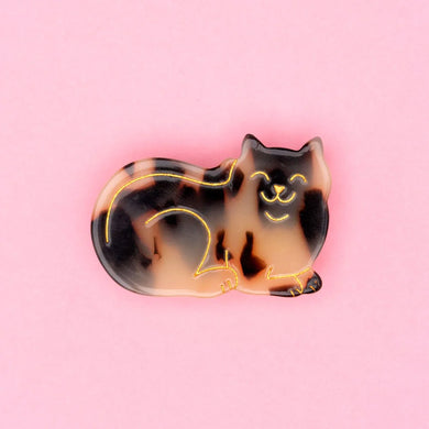 Tabby Cat Hair Clip