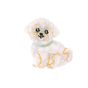 Bichon Hair Clip