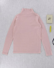 画像をギャラリービューアに読み込む, 【ラスト1点】pima snap turtleneck . mallow pointelle