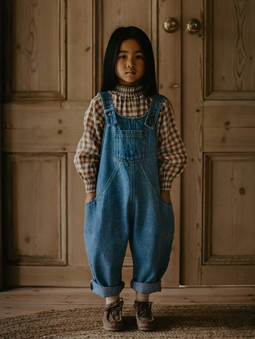 The Simple Folk〛 The Oversized Denim Dungaree – Melty Colors The Simple Folk〛 The Oversized Denim Dungaree – Melty Colors