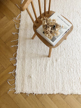 画像をギャラリービューアに読み込む, 【ラスト1点】Handwoven textured rug / Cream / Large