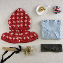 画像をギャラリービューアに読み込む, 〚予約〛crochet capelet. cinnabar