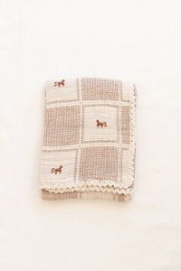 patchwork blanket - pony