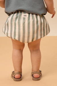 BLOOMERS AMI/ GREEN STRIPES