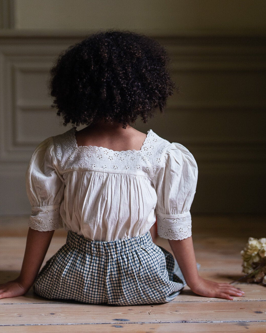 Thea Blouse in Off White