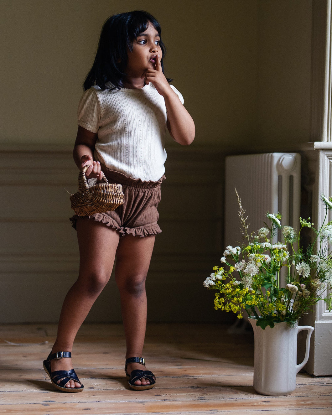 Organic Pointelle Didi Bloomers Acorn