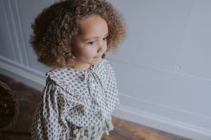 Organic Helga Blouse - Sorrel Floral